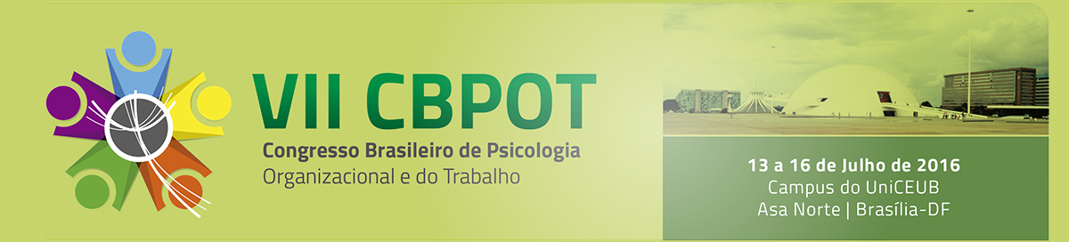 VII CBPOT - Congresso Brasileiro de Psicologia Organizacional e do Trabalho